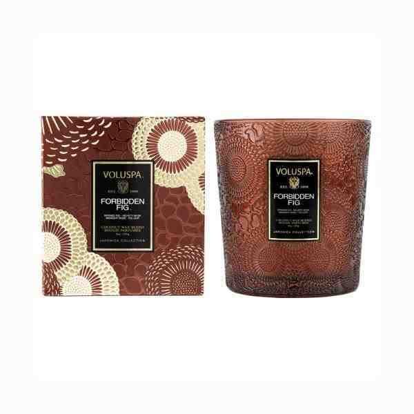 VELA COPO VIDRO CLASSICO 60H FORBIDDEN FIG