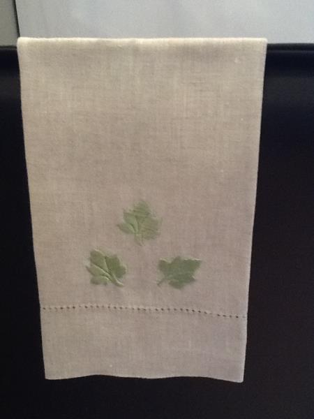 TOALHA DE LAVABO 0,25X0,40 LINHO PURO