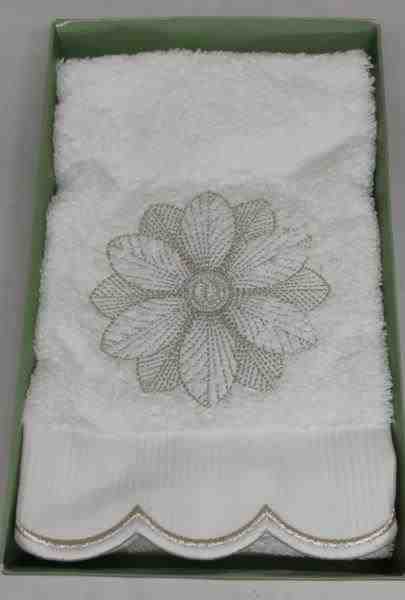 TOALHA LAVABO FELPA IMPERIAL PRATA