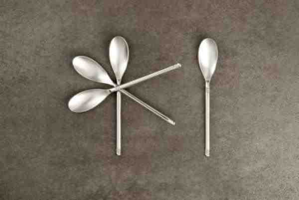 JG. C/6PCS COLHER CAFE EXPRESSO PRATA