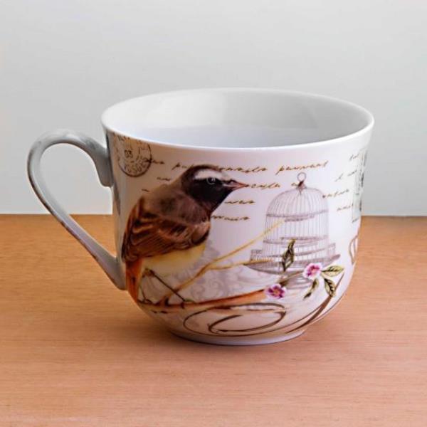 XICARA BREAKFAST LES OISEAUX 400ML