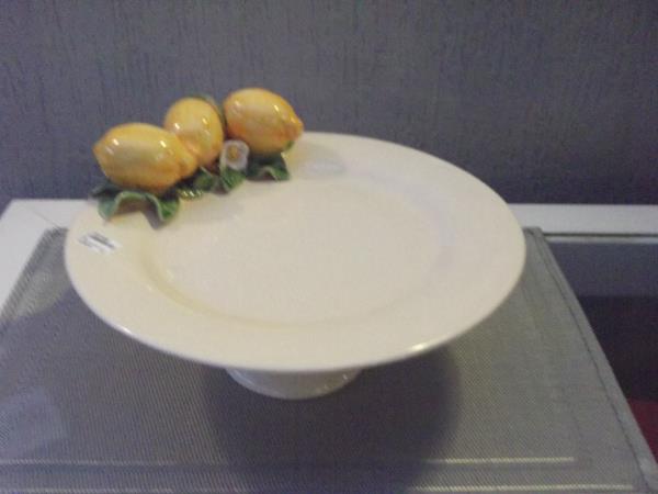 PRATO DE BOLO LIMAO/MACA GD