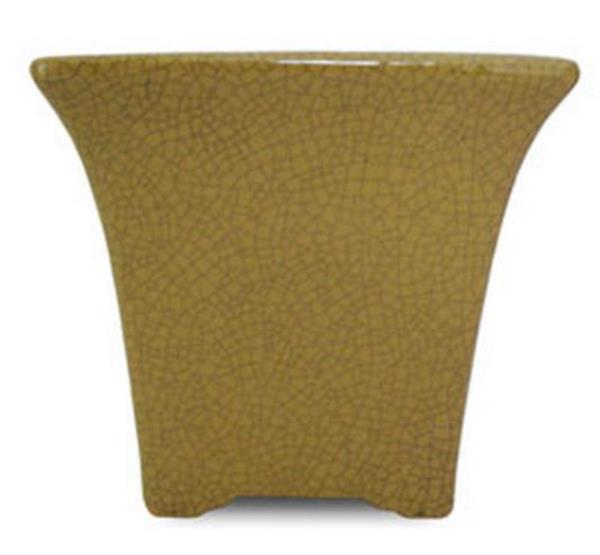 CACHEPOT G DE PORCELANA ESTAMPA PAPAGAIO