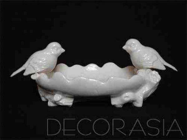 BOWL PORCELANA C/ 2 PASSAROS