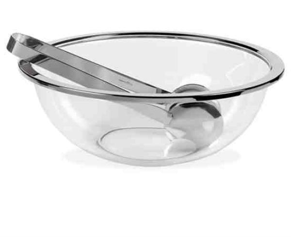 SALADEIRA MILAN INOX C/ PEGADOR