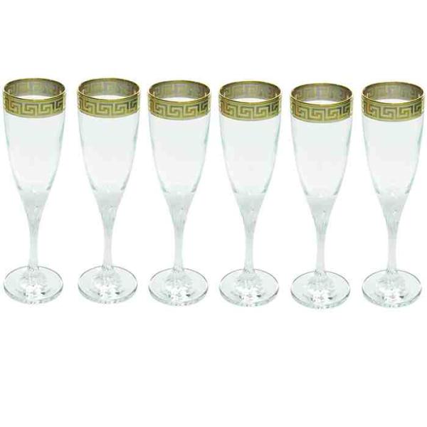 JG C/ 06 TACAS FLUTE GREGO OURO