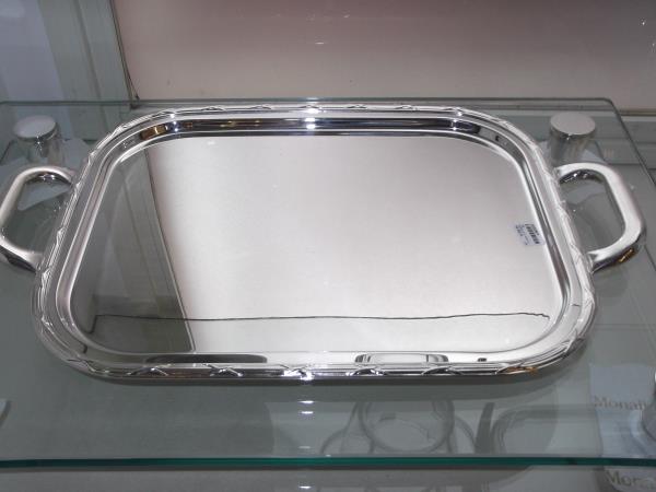 BANDEJA C/ ALCA 43X34 CM C/ CORDAO CROISE