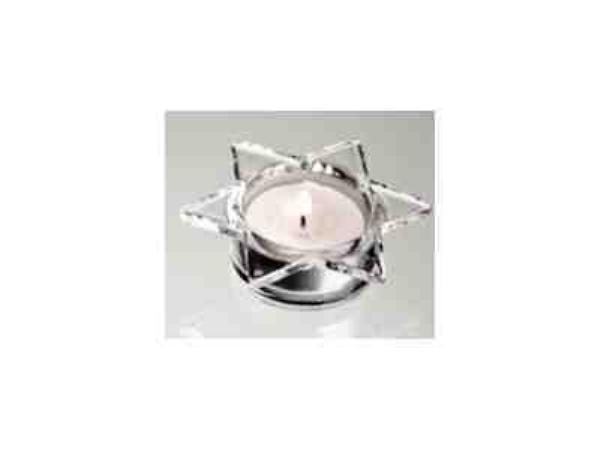 SUPORTE VELA ESTRELA BAIXA 8X2,5 CM
