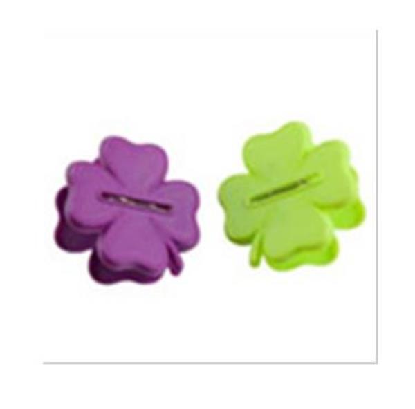 CLIPS P/ FECHAR SACOS TREVO 4 FOLHAS KIT COM 2