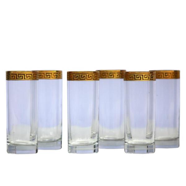 JG C/ 06 COPOS BIG LONG DRINK GREGO OURO