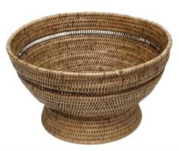 CENTRO DE MESA REDONDO PALHA TAILANDIA