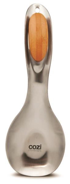 APOIO P/ COLHER DETALHE BAMBU 9X26CM COZI