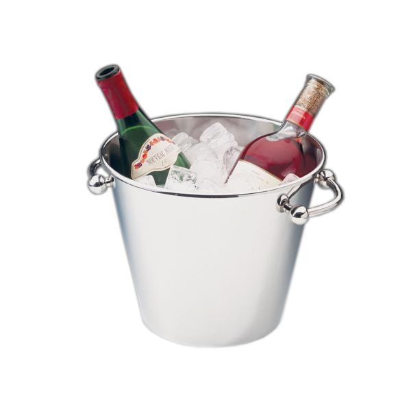 BALDE P/ VINHO BALLS 24X20CM PRATA