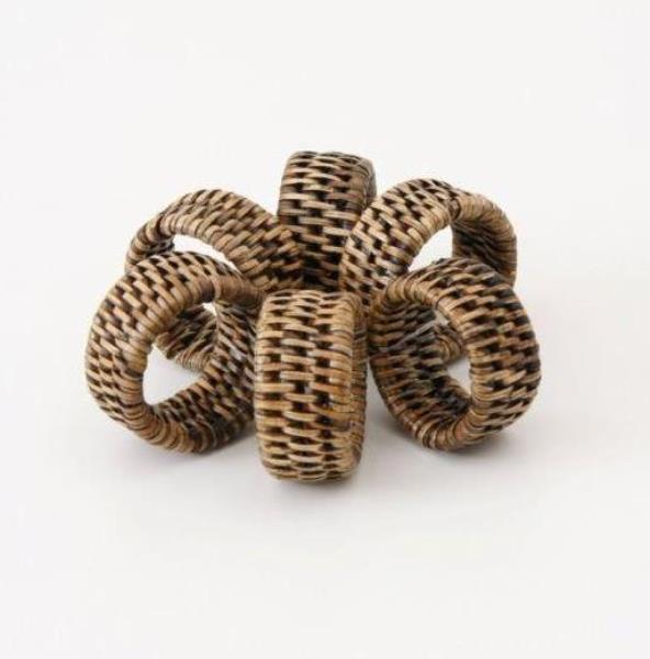 KIT 6 ARGOLAS P/ GUARDANAPOS