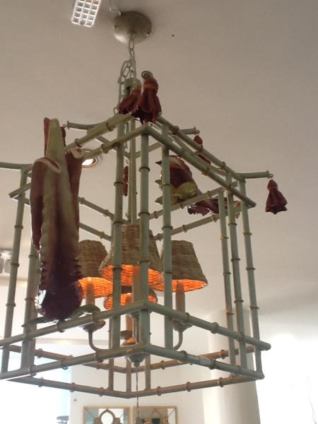 GAIOLA CHINOISERIE G FAISAO C/ 4 CUPULAS DE TABOA