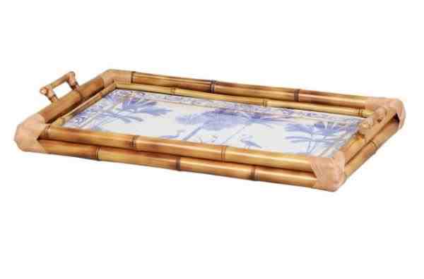 BANDEJA BAMBU DUPLA JD BOTANICO GG