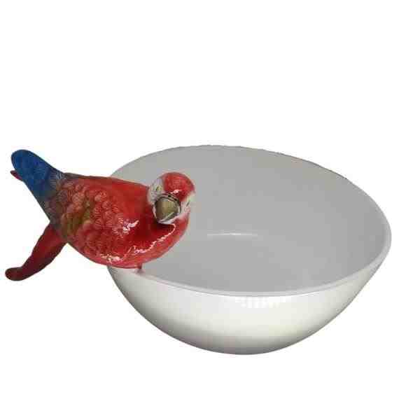 FLOREIRA REDONDA COM ARARA