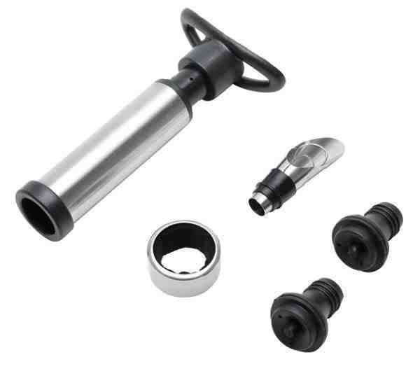 JG 5PCS ACO INOX P/ VINHO C/ CAIXA