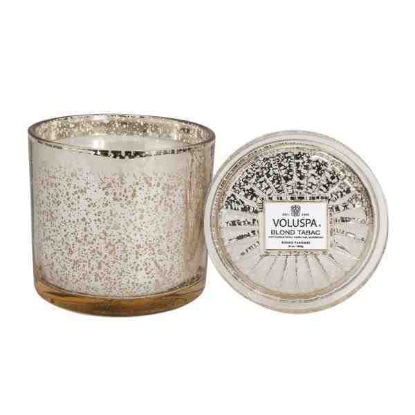 VELA POTE VIDRO G+ 150H BLOND TABAC