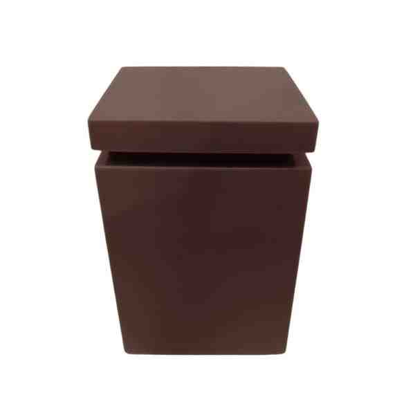 PORTA COTONETE C/ TP QUADRADA FOSCO