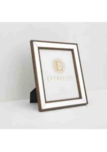 PORTA RETRATO MDF ESPELHO DET TEXTURA 26,5X31,5X2CM