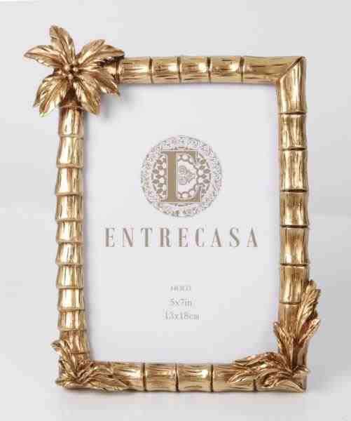 PORTA RETRATO RESIN DET COQUEIRO 21,3X26X1,7CM