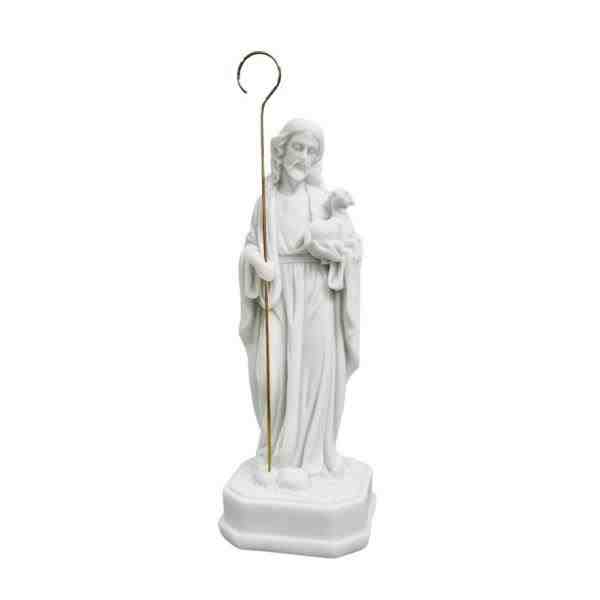 JESUS BOM PASTOR 20CM C/ CAJADO DOUR