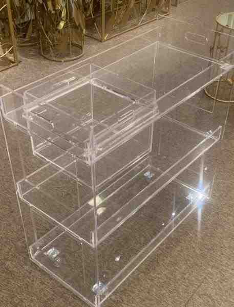 CARRINHO BAR ACRILICO