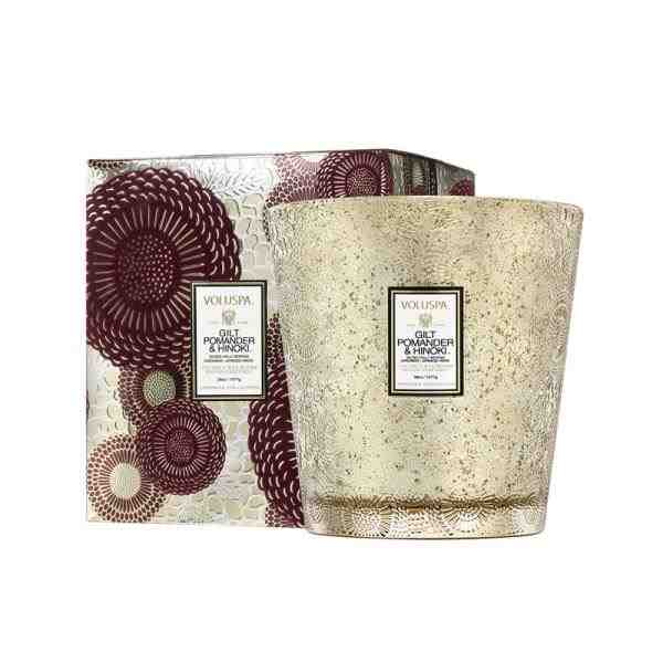 VELA VASO PEDESTAL 3 PAVIOS + 80H GILTPOMANDER E HINOKI