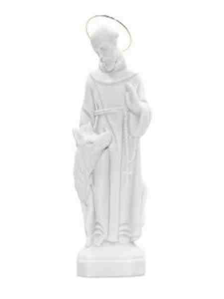 IMAGEM SAO FRANCISCO 30CM COM AUREOLA DOURADA