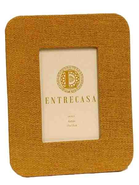 PORTA RETRATO MDF ARREDONDADO PALHA CESTARIA