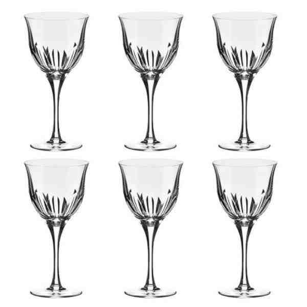 CJ DE 6 TAÇAS DE CRISTAL PARA VINHO TINTO 275 ML