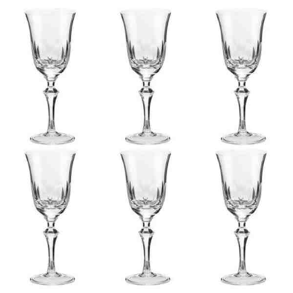 CJ 6 TAÇAS DE CRISTAL PARA ÁGUA 370ML