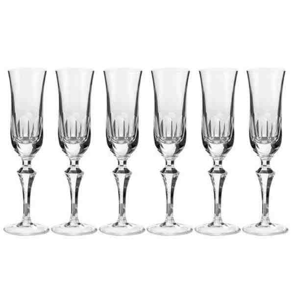 CJ 6 TAÇAS DE CRISTAL PARA CHAMPAGNE 225 ML