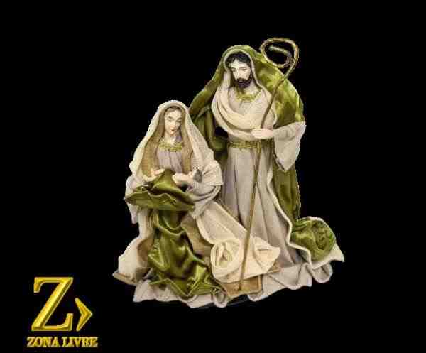 SAGRADA FAMILIA TECIDO VERDE 30CM