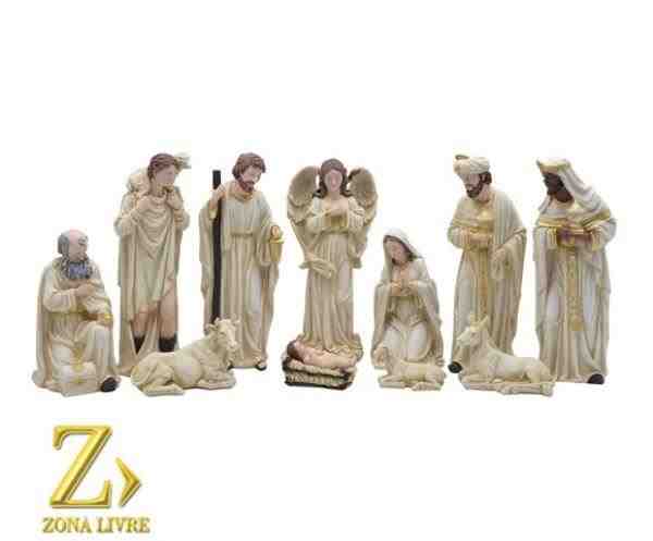 PRESEPIO NEW MARFIM 30CM 11 PEÇAS
