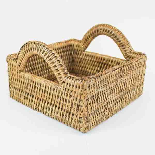 CESTA RATTAN PECATU 23X23CM