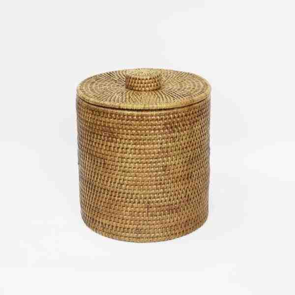 CESTO DE PAPEL PINDAYA COM TAMPA D 24X24/25CM