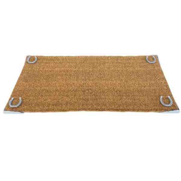 CAPACHO CANTONEIRA ALUM. FERRADURA POLIDO 120X60 CM