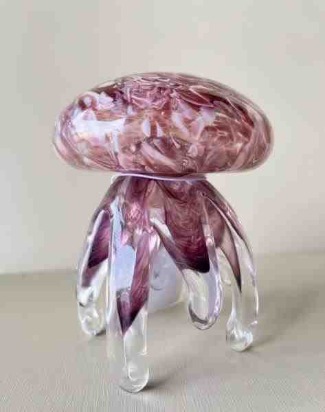 ÁGUA VIVA VIDRO ROXA 10 X 10 X 14