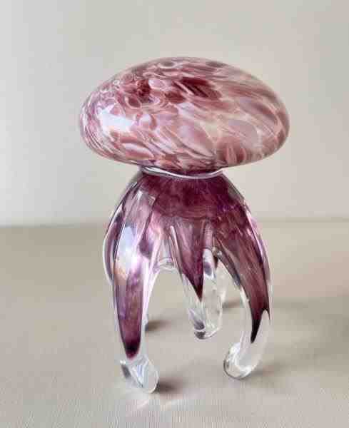 ÁGUA VIVA VIDRO ROXA 10 X 10 X 16