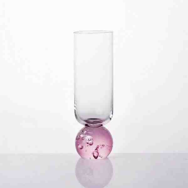 CJ 06 TAÇAS TRANSPARENTE E PINK 250 ML