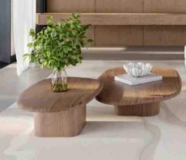 MESA CENTRO BRADAN AMERICAN WALNUT 910X760X400