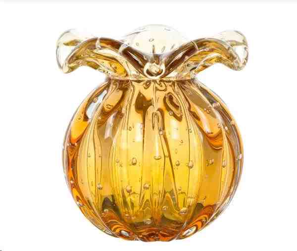 VASO DE DECORAÇÃO EM MURANO TROUXINHA LOVE – MARRON TAM P-1