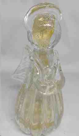 ANJO GABRIEL DE DECORAÇÃO EM MURANO TRANSP C/OURO – TM-G