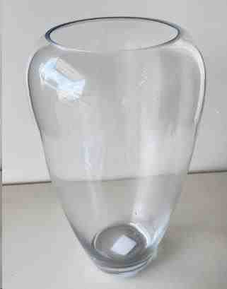 VASO DE VIDRO TRANSPARENTE H38 (FXD39H38)