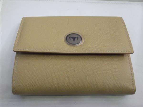 CARTEIRA COURO TECHNOMARINE 787 SAFFIANO BEIGE