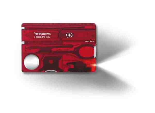SWISSCARD LITE VICTORINOX VERM TRANSP