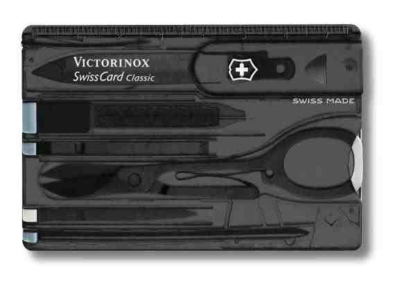 SWISSCARD VICTORINOX PRETO TRANSL