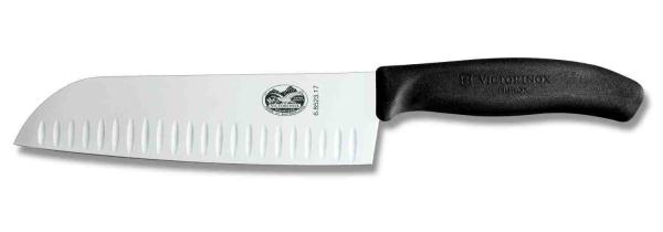 FACA SANTOKU C/ SULCOS SWISS CLASSIC